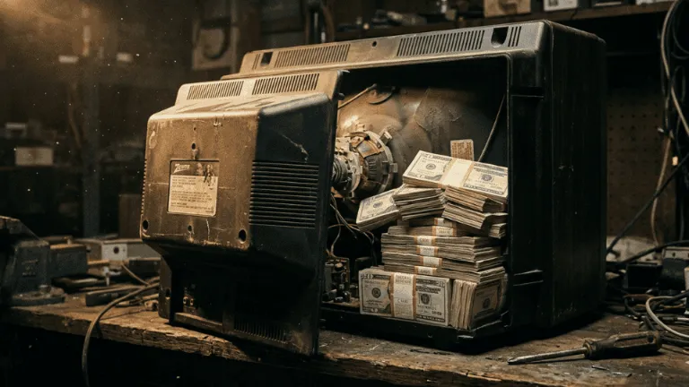 Man Forgets $100,000 Hidden Inside an Old TV