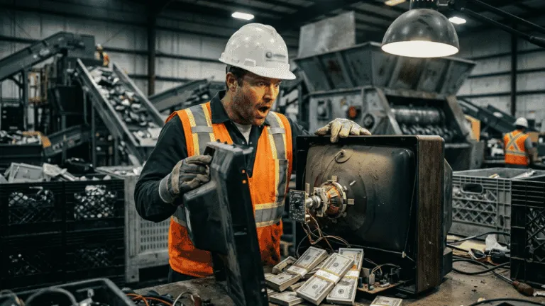 Man Forgets $100,000 Hidden Inside an Old TV