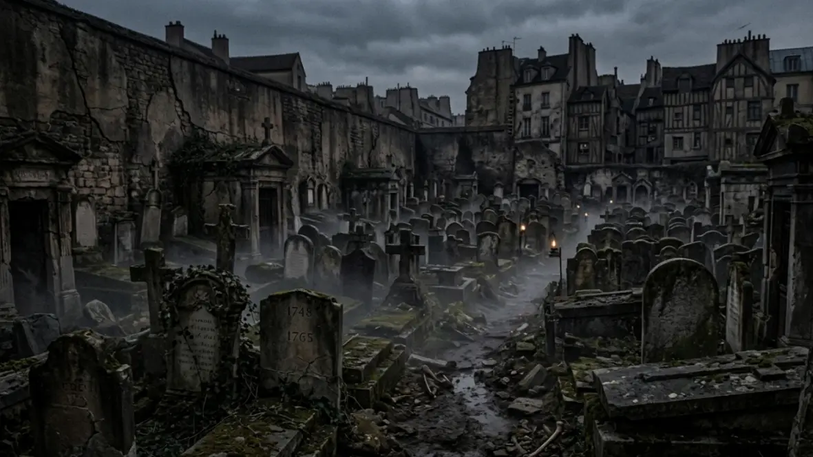 the Paris Catacombs