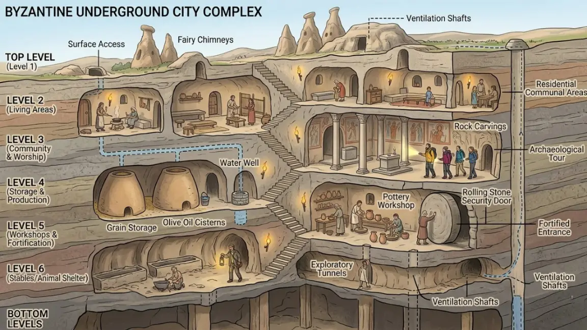 Derinkuyu: The Ancient Underground City