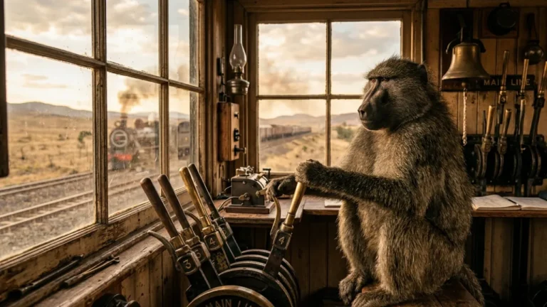 The Baboon Who Ran a Railway Station
