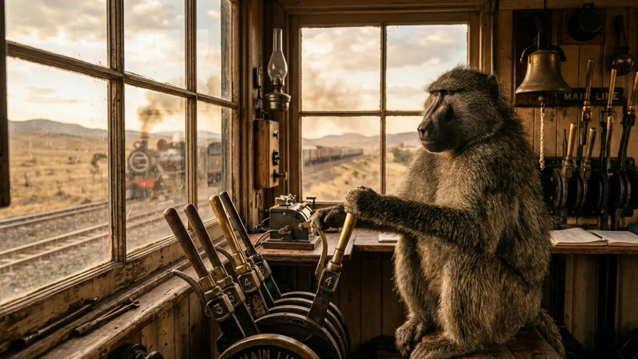 The Baboon Who Ran a Railway Station